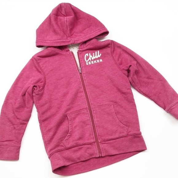 Old Navy Chill Seeker girls zip up jacket w/hood - Picture 1 of 4